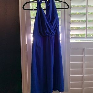 Gently loved Athleta gorgeous blue halter